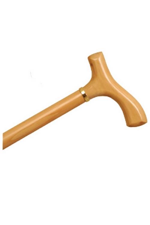 Fritz Handle Wood Cane - Natural Stain 